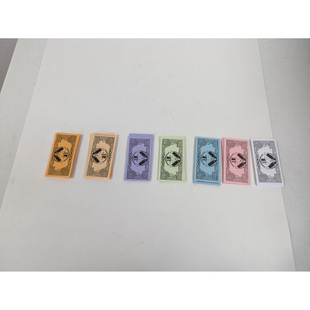 Monopoly House Divided Edition 2019 Game Replacement Money Currency Set